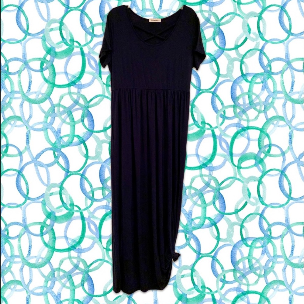 EZBELLE Women's Maxi with Pockets Large